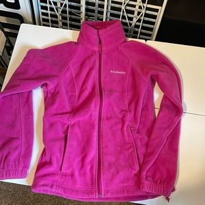 XS Columbia jacket.  Magenta color.